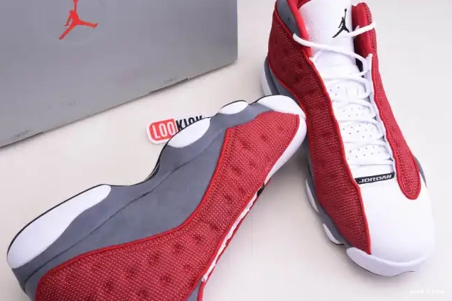 Cheap Air Red 13 Retro 414571-600 Flint Jordan Gym Grey 0601